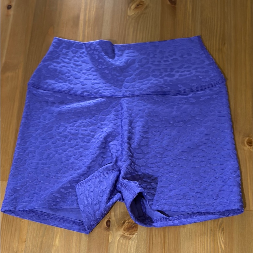 Zumba Purple High-Waisted Shorts